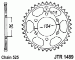 Звезда задняя JTR1489.40