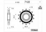 Звезда передняя Ognibene 7122-R15 (JTF297.15) с демпфером