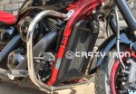 Crazy Iron Дуги для Kawasaki VN1500/1600 Mean Streak 2002-2008, цвет Черный Матовый