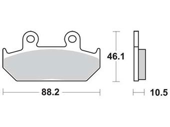 Тормозные колодки Lucas TRW – MCB624SV