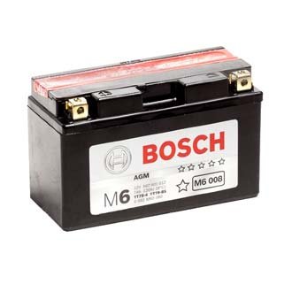 Аккумулятор мото BOSCH M6 008 (YT7B-4, YT7B-BS)