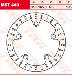 Тормозной диск для мотоциклов Lucas TRW MST449