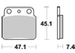 Тормозные колодки Lucas TRW – MCB626SI