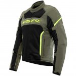 Куртка ткань Dainese AIR FRAME 3 TEX 60L ARMY Green/Black/Fluo Yellow