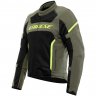 Куртка ткань Dainese AIR FRAME 3 TEX 60L ARMY Green/Black/Fluo Yellow