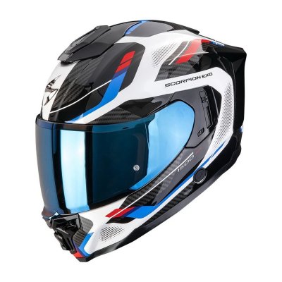 Scorpion Exo Мотошлем EXO-1500 AIR SLEEK черный/белый/синий