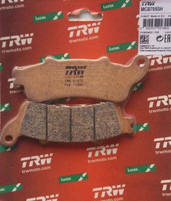 Тормозные колодки Lucas TRW – MCB705SH синтетические
