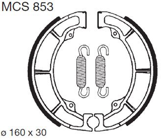 Тормозные колодки Lucas TRW – MCS853