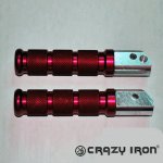 Crazy Iron PEGS-CIH1220r Подножки задние HONDA красные