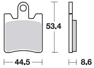 Тормозные колодки Lucas TRW – MCB706