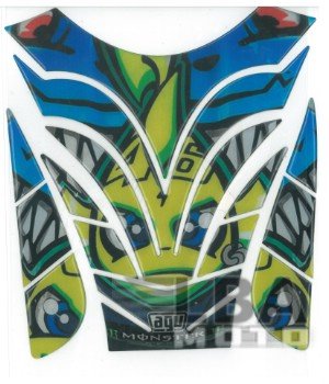 Наклейка на бак LBA для мотоцикла Kawasaki Ninja VR46 AGV 6