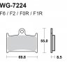 Тормозные колодки WRP WG-7224-F2 (FDB557 / FA145 / FA236)