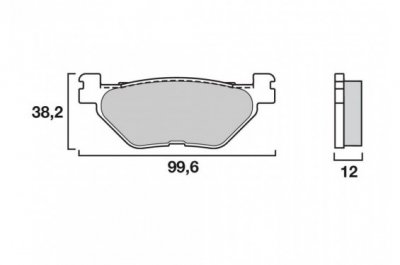 Тормозные колодки Brenta FT 4058