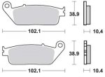 Тормозные колодки Lucas TRW – MCB631