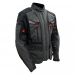 Мотокуртка мужская Radiator Men Jacket черно-темно-серый