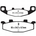 Тормозные колодки EBC FA129