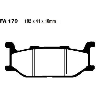 EBC Тормозные колодки для скутера SFA179HH