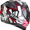 Scorpion Exo Мотошлем EXO-520 EVO AIR ROK BAGOROS Черный/Красный