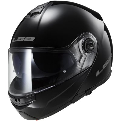 Шлем LS2 FF325 STROBE SNOW Solid черный