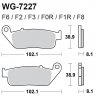 Тормозные колодки WRP WG-7227-F2 (FDB570 / FA142)