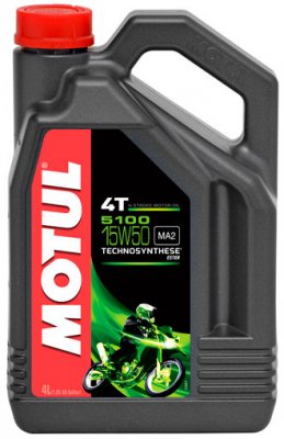 Motul 5100 Ester 4T 15W50 моторное масло для мотоциклов 4л