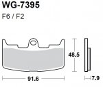 Тормозные колодки WRP WG-7395-F2 (FDB2145 / FA345)