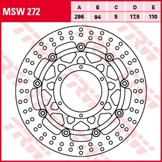 Тормозной диск для мотоциклов Lucas TRW MSW272