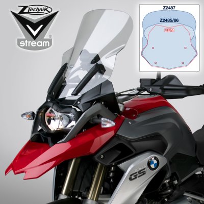 ZTechnik Ветровое стекло R1200GS/Adventure (39.3см) 95% Z2487