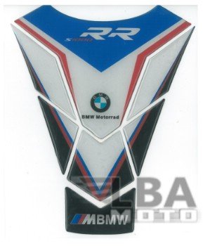 Наклейка на бак LBA для мотоцикла BMW S1000RR Сине-Бело-Черная