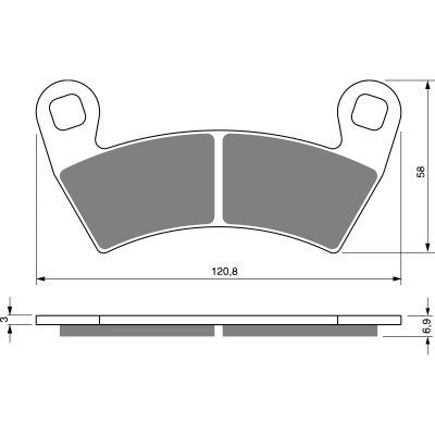 Тормозные колодки для мотоциклов GOLDfren 313 S3