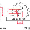 Звезда передняя JTF1127.15