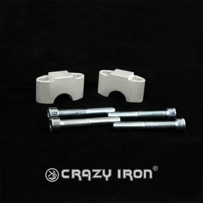 CRAZY IRON 5136 Проставки стоек руля 22мм,  высота 25мм 