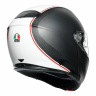 AGV Шлем SPORTMODULAR COVER Matt Gunmetal/White