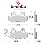 Тормозные колодки Brenta FT 4063