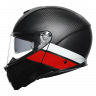 AGV Шлем SPORTMODULAR LAYER carbon/red/white