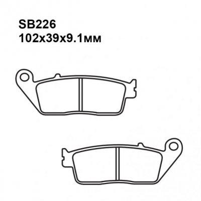 Тормозные колодки Puller SB226