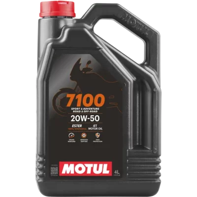 Motul 7100 4T 20W50 (4л) моторное масло для мотоциклов