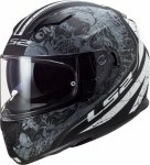 Шлем LS2 FF320 STREAM EVO THRONE черно-серый матовый
