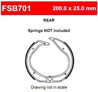 FSB701 Ferodo тормозные колодки