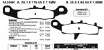 Тормозные колодки EBC FA349R