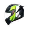 AGV Шлем K1 POWER GUNMETAL/WHITE/GREEN