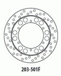 Тормозной диск GOLDfren 203-501F