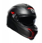 AGV Мотошлем Tourmodular Frequency Matt Gunmetal-Red