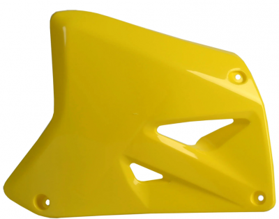 Обтекатель радиатора Polisport для Suzuki RM125-250 01-08 желтый