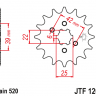 Звезда передняя JTF1265.14