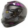 Scorpion Exo Мотошлем EXO-391 AVA черный/розовый/серебристый