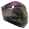 Scorpion Exo Мотошлем EXO-391 AVA черный/розовый/серебристый