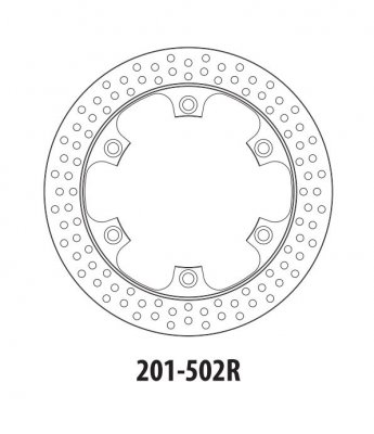 Тормозной диск задний GOLDfren 201-502R