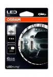 Osram Светодиодные лампы вспомогательного освещения T4W 12V 1W 6000K 2 шт.