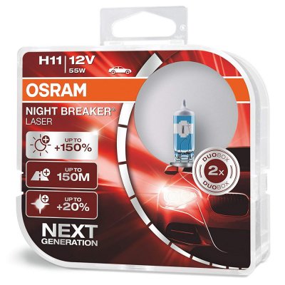 Osram Лампа головного света H11 PGJ19-2 12V55W 3800K